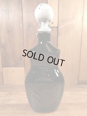 50’s頃の陶器製のスカルのヴィンテージのポイズンボトル