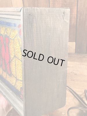 70’s頃のバーのステンドグラス風のヴィンテージの電飾