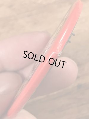 70’sのミッキー&ミニーマウスのハート形のヴィンテージの缶バッチ