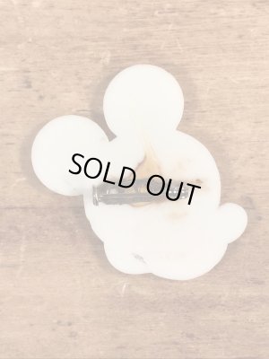 70〜80’sのディズニーのミッキーマウスのヴィンテージのプラスチックバッチ