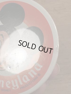 70’sのディズニーランドのミッキーマウスのヴィンテージの缶バッチ