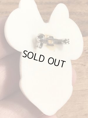 70〜80’sのディズニーのミニーマウスのヴィンテージのプラスチックバッチ