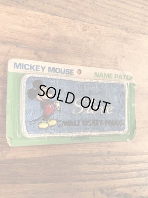 70年代頃のディズニーランドのミッキーマウスのビンテージのワッペン