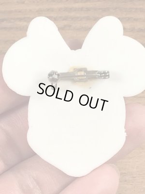 70〜80’sのディズニーのミニーマウスのヴィンテージのプラスチックバッチ