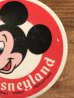 70年代頃のディズニーランドのミッキーマウスのビンテージの缶バッジ