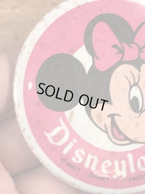 70年代頃のディズニーランドのミニーマウスのビンテージの缶バッチ