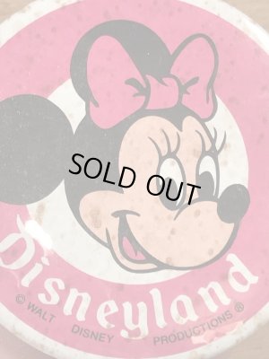 70年代頃のディズニーランドのミニーマウスのビンテージの缶バッチ
