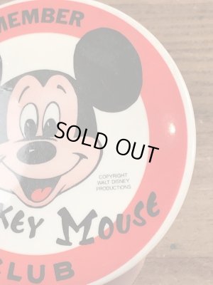 70年代頃のディズニーのミッキーマウスクラブのビンテージの缶バッジ