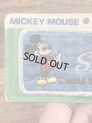 70年代頃のディズニーランドのミッキーマウスのビンテージのワッペン