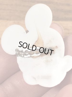 70〜80年代頃のディズニーのミッキーマウスのビンテージのプラスチックバッジ