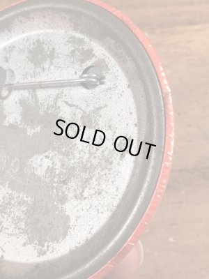 70年代頃のディズニーランドのミッキー&ミニーマウスのビンテージの缶バッジ