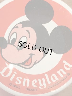 70年代頃のディズニーランドのミッキーマウスのビンテージの缶バッジ