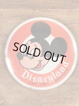 Disneyland Mickey Mouse Metal Pinback　ミッキーマウス　ビンテージ　缶バッジ　ディズニー　缶バッチ　70年代