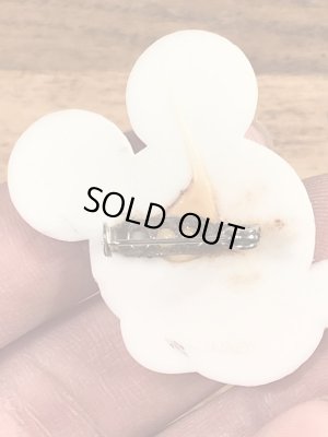 70〜80’sのディズニーのミッキーマウスのヴィンテージのプラスチックバッチ