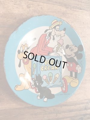 60〜70年代頃のディズニーキャラクターが描かれたビンテージの子供用ディッシュ