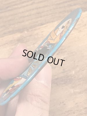 60〜70年代頃のディズニーキャラクターのアイスクリームショップが描かれたビンテージのお皿