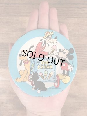 60〜70’sのディズニーのブリキ製のヴィンテージのメタルディッシュ