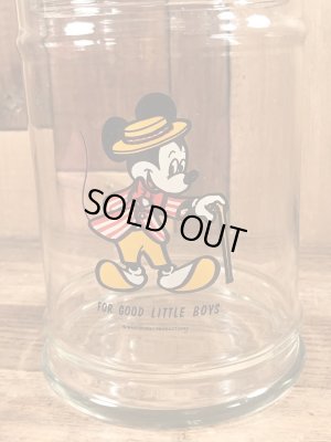 70年代頃のディズニーのミッキーマウスが描かれたビンテージのキャニスター