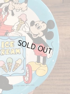 60〜70’sのディズニーのブリキ製のヴィンテージのメタルディッシュ