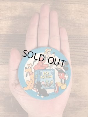 60〜70’sのディズニーキャラクターのヴィンテージのおままごとのソーサー