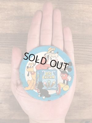 60〜70’sのディズニーのプルートなどが描かれたヴィンテージのTinトレイ