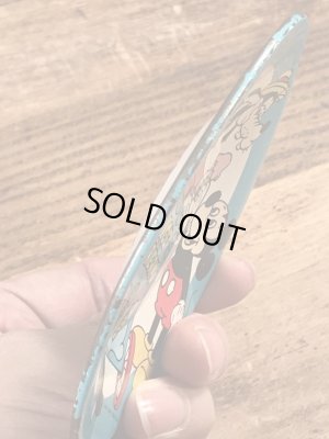 60〜70’sのミッキーマウスのアイスクリームショップが描かれたヴィンテージのメタルディッシュ