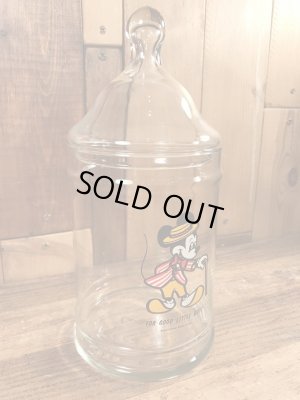 70年代頃のディズニーのミッキーマウスが描かれたビンテージのキャニスター