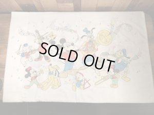 70’sのディズニーのミッキーマウスマーチのヴィンテージの枕カバー