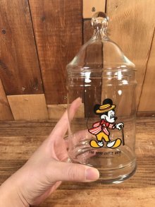 他の写真3: Disney Mickey Mouse Glass Candy Jar　ミッキーマウス　ビンテージ　キャニスター　キャンディジャー　70年代