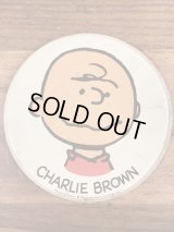 Peanuts Snoopy “Charlie Brown” Tin Dish Plate　チャーリーブラウン　ビンテージ　ディッシュプレート　スヌーピー　小皿　70年代