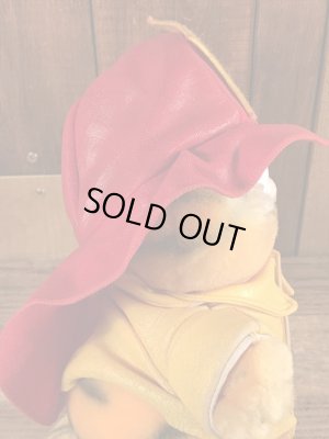 80年代頃の消防団のガーフィールドのビンテージのぬいぐるみ