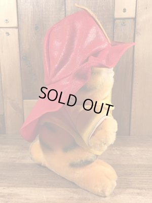 80年代頃の消防団のガーフィールドのビンテージのぬいぐるみ