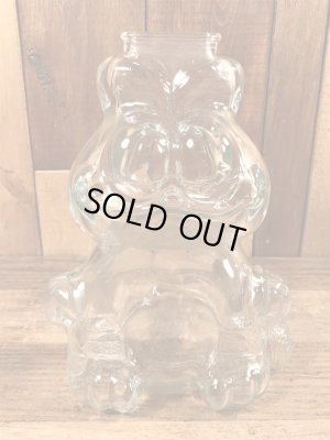 80年代頃のアンカーホッキング社製のガーフィールドのビンテージの貯金箱