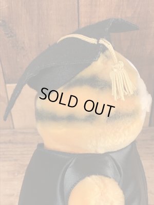 80年代頃の卒業のガーフィールドのビンテージのぬいぐるみ