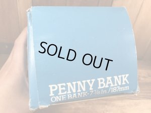 80年代頃のアンカーホッキング社製のガーフィールドのビンテージの貯金箱