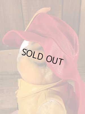 80年代頃の消防団のガーフィールドのビンテージのぬいぐるみ