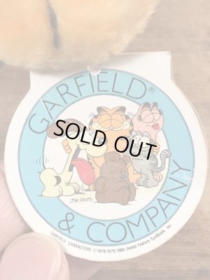 80年代頃の卒業のガーフィールドのビンテージのぬいぐるみ