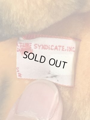 80’sの消防団のガーフィールドのヴィンテージのプラッシュドール