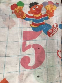 他の写真1: Sesame Street “Number” Box Sheet　セサミストリート　ビンテージ　ボックスシーツ　70〜80年代