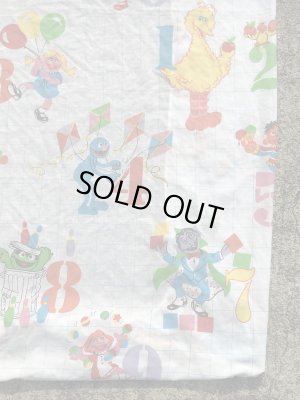 70〜80’sのセサミストリートのヴィンテージのベッドシーツ