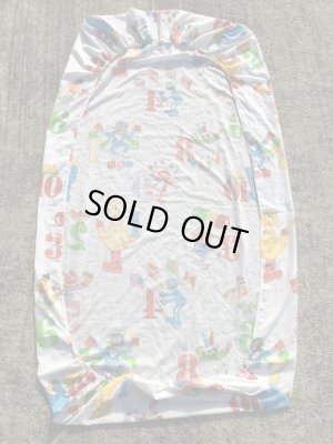 70〜80’sのセサミストリートのヴィンテージのベッドシーツ