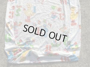 70〜80’sのセサミストリートのヴィンテージのベッドシーツ