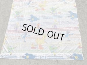 80年代頃のセサミストリートのビンテージのフラットシーツ