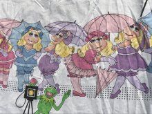 他の写真3: The Muppet Show “Miss Piggy & Kermit” Box Sheet　マペッツ　ビンテージ　ボックスシーツ　ミスピギー　80年代