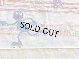 80’sのセサミストリートのヴィンテージのベッドシーツ