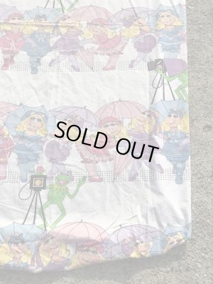 80’sのミスピギーとカーミットのヴィンテージのボックスシーツ