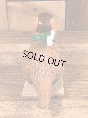 80’sのセサミストリートのスナッフィーのヴィンテージのPVCフィギュア