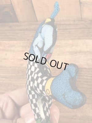 90年代頃のマペッツのゴンゾのビンテージのミニクロスドール