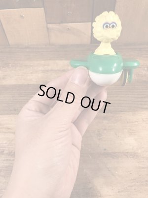 90’sのセサミストリートのビッグバードのヴィンテージの車のおもちゃ