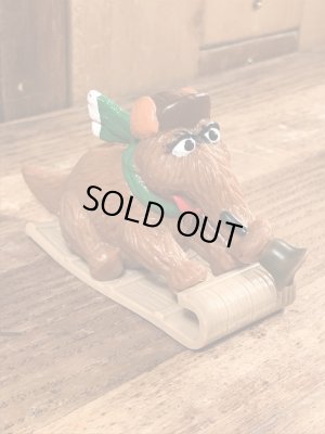 80年代頃のセサミストリートのスナッフィーのビンテージのPVCフィギュア